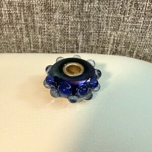 Trollbeads Blue Glass Bead Bracelet Charm